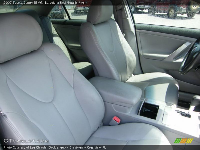 Barcelona Red Metallic / Ash 2007 Toyota Camry SE V6