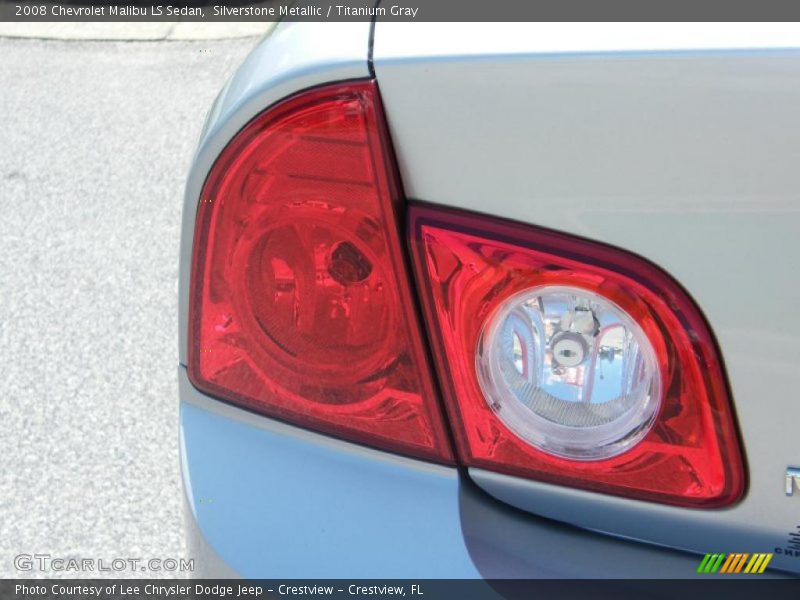 Silverstone Metallic / Titanium Gray 2008 Chevrolet Malibu LS Sedan