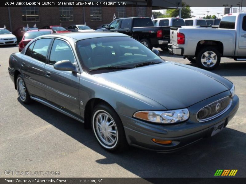 Steelmist Gray Metallic / Medium Gray 2004 Buick LeSabre Custom