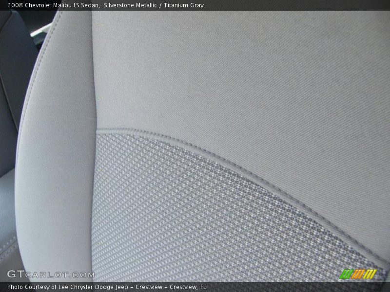Silverstone Metallic / Titanium Gray 2008 Chevrolet Malibu LS Sedan