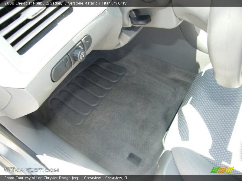 Silverstone Metallic / Titanium Gray 2008 Chevrolet Malibu LS Sedan
