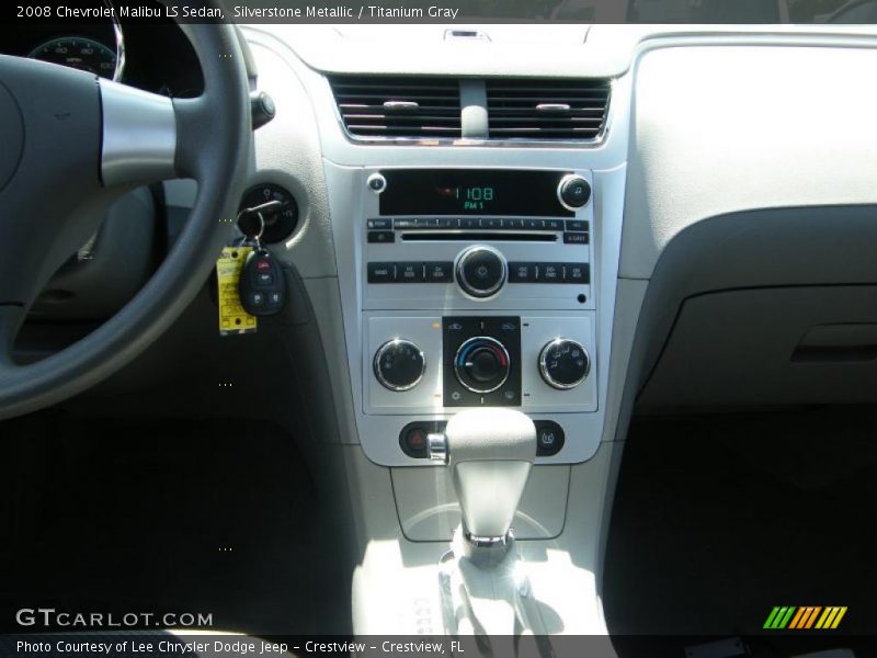 Silverstone Metallic / Titanium Gray 2008 Chevrolet Malibu LS Sedan