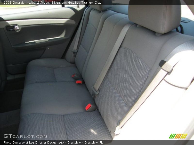 Silverstone Metallic / Titanium Gray 2008 Chevrolet Malibu LS Sedan