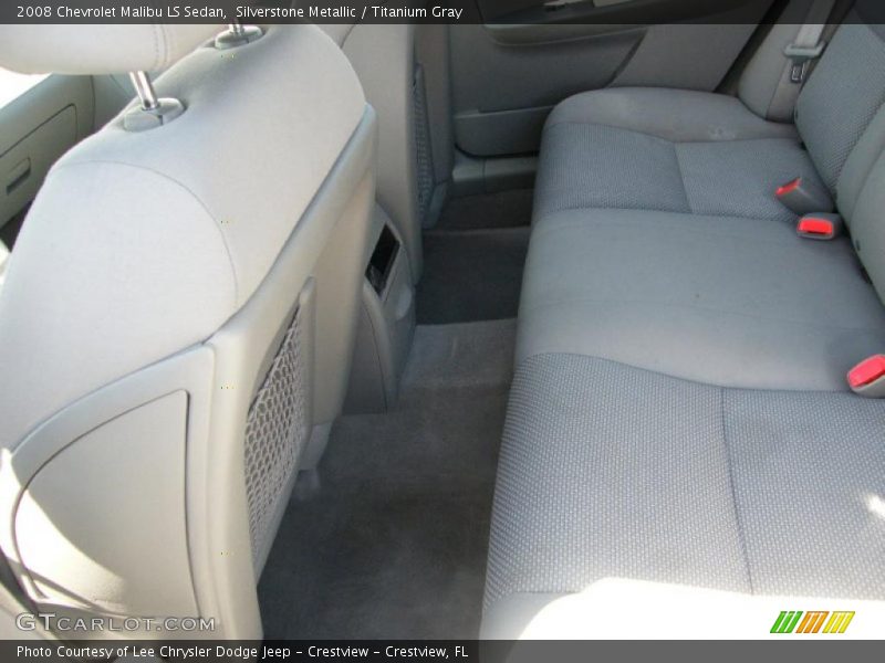 Silverstone Metallic / Titanium Gray 2008 Chevrolet Malibu LS Sedan