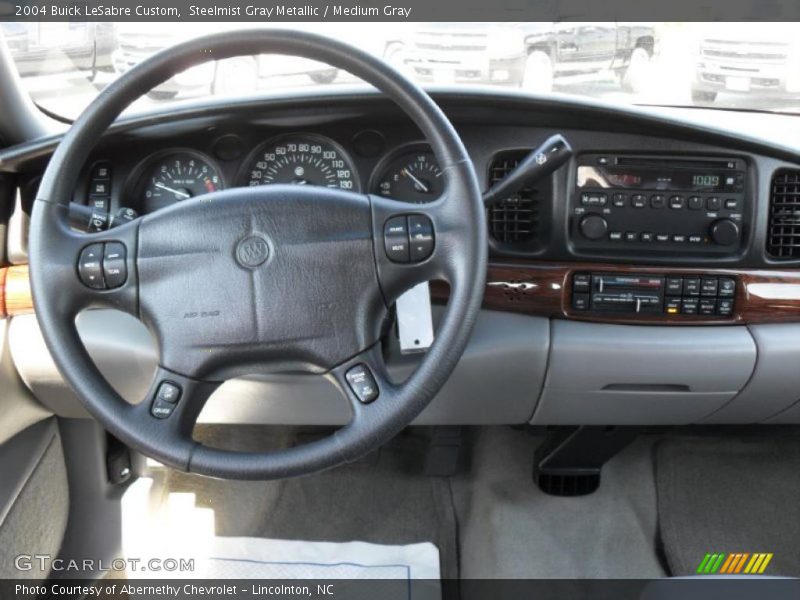 Steelmist Gray Metallic / Medium Gray 2004 Buick LeSabre Custom