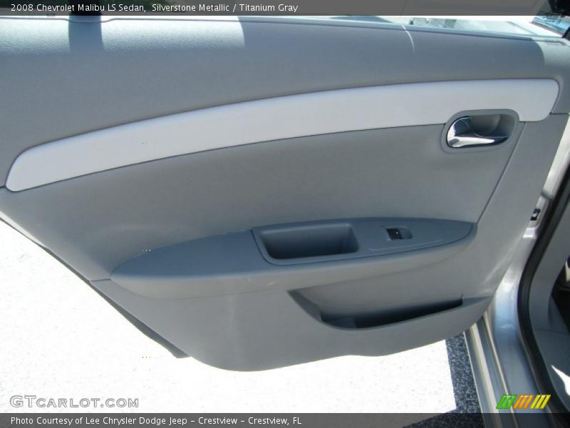 Silverstone Metallic / Titanium Gray 2008 Chevrolet Malibu LS Sedan