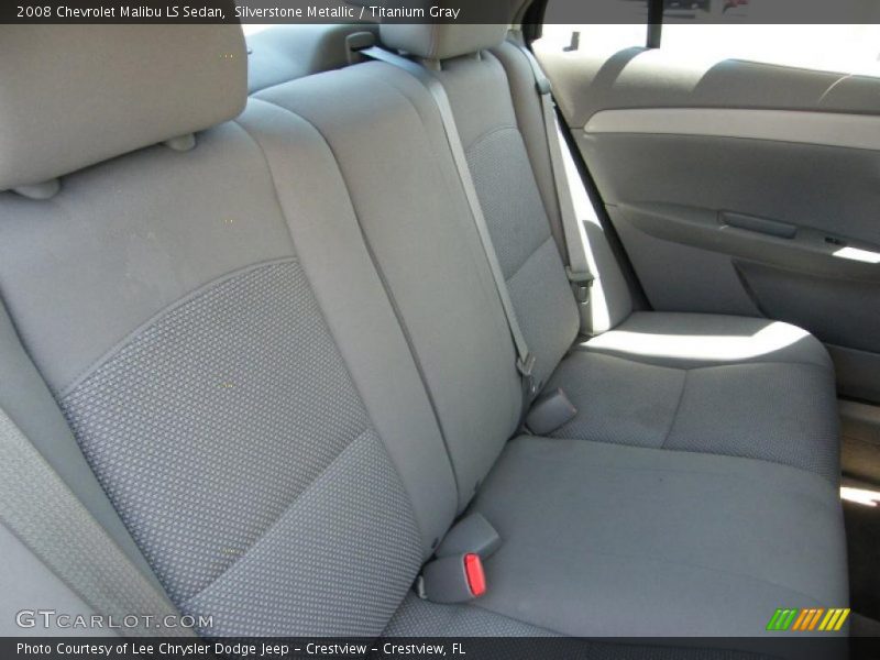 Silverstone Metallic / Titanium Gray 2008 Chevrolet Malibu LS Sedan