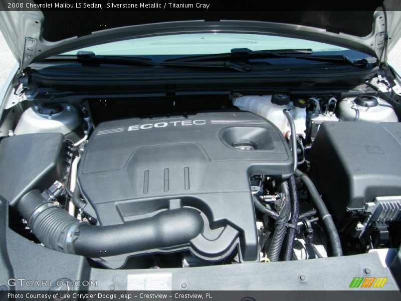 Silverstone Metallic / Titanium Gray 2008 Chevrolet Malibu LS Sedan