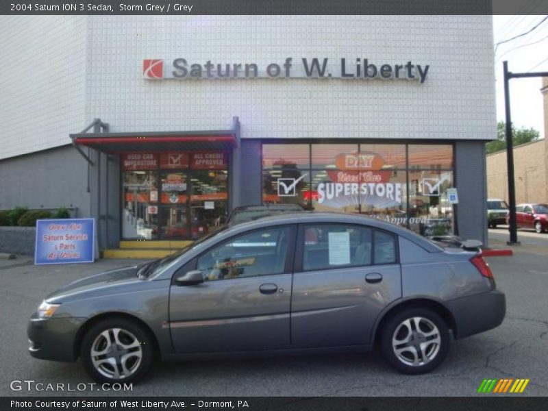 Storm Grey / Grey 2004 Saturn ION 3 Sedan