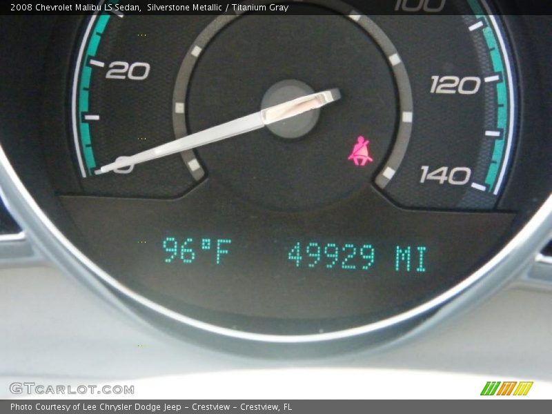Silverstone Metallic / Titanium Gray 2008 Chevrolet Malibu LS Sedan