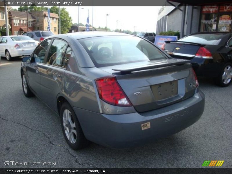 Storm Grey / Grey 2004 Saturn ION 3 Sedan