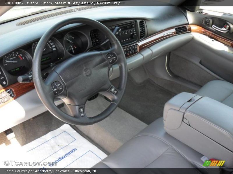 Steelmist Gray Metallic / Medium Gray 2004 Buick LeSabre Custom
