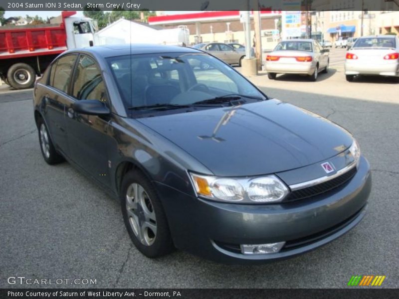 Storm Grey / Grey 2004 Saturn ION 3 Sedan