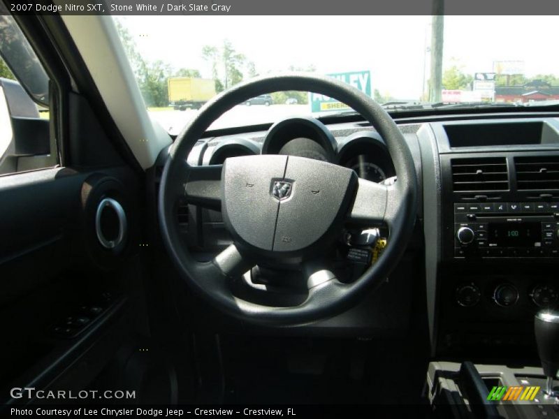 Stone White / Dark Slate Gray 2007 Dodge Nitro SXT