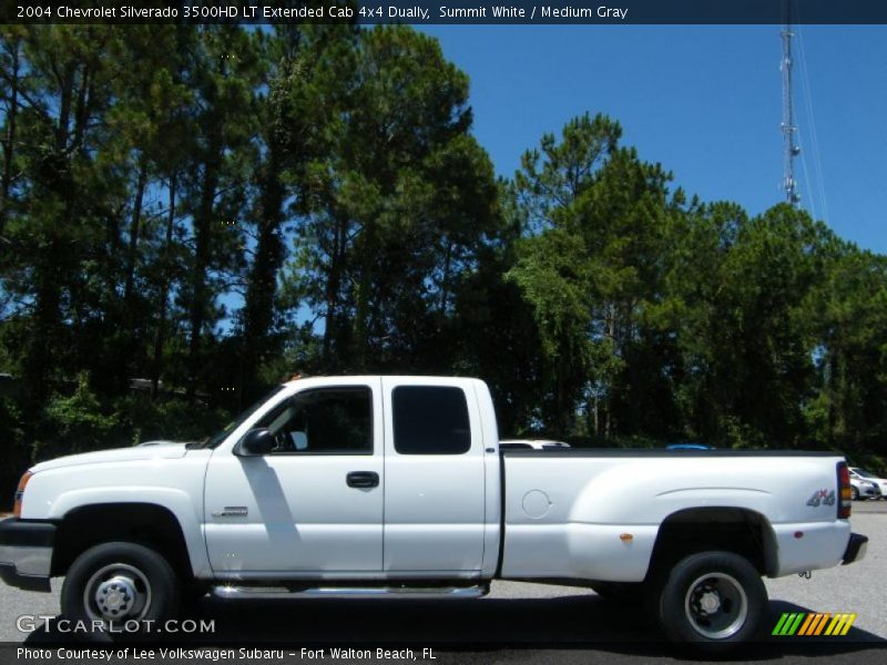 Summit White / Medium Gray 2004 Chevrolet Silverado 3500HD LT Extended Cab 4x4 Dually