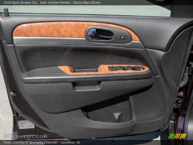 Dark Crimson Metallic / Ebony Black/Ebony 2009 Buick Enclave CXL