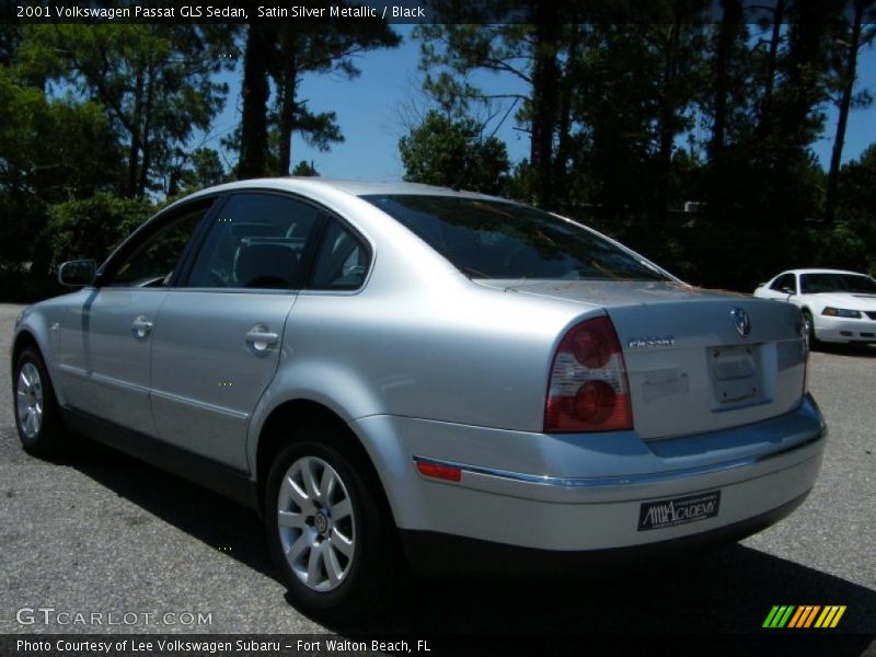 Satin Silver Metallic / Black 2001 Volkswagen Passat GLS Sedan