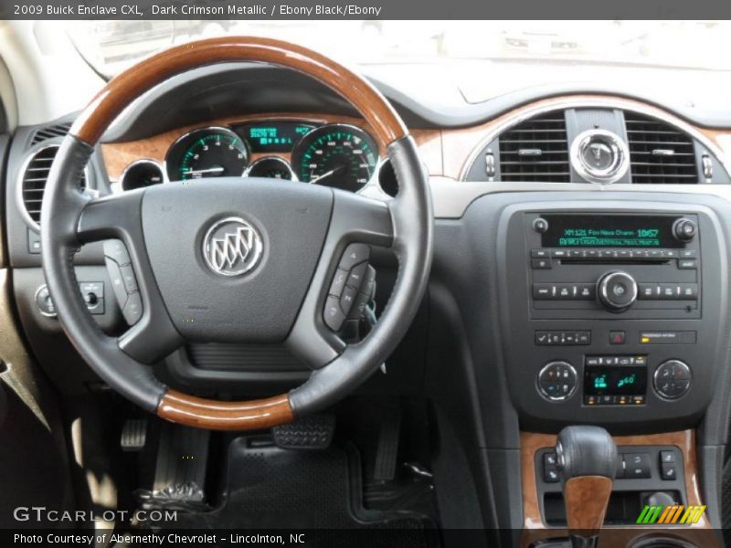 Dark Crimson Metallic / Ebony Black/Ebony 2009 Buick Enclave CXL