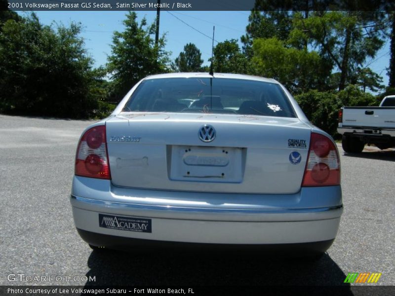 Satin Silver Metallic / Black 2001 Volkswagen Passat GLS Sedan
