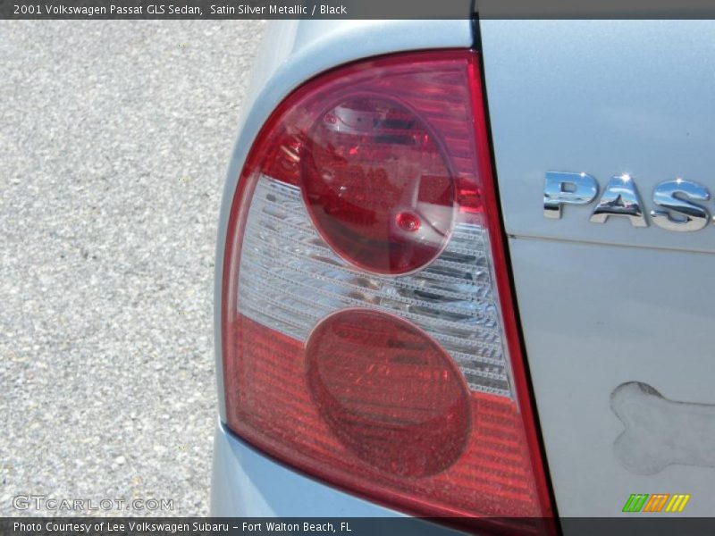 Satin Silver Metallic / Black 2001 Volkswagen Passat GLS Sedan