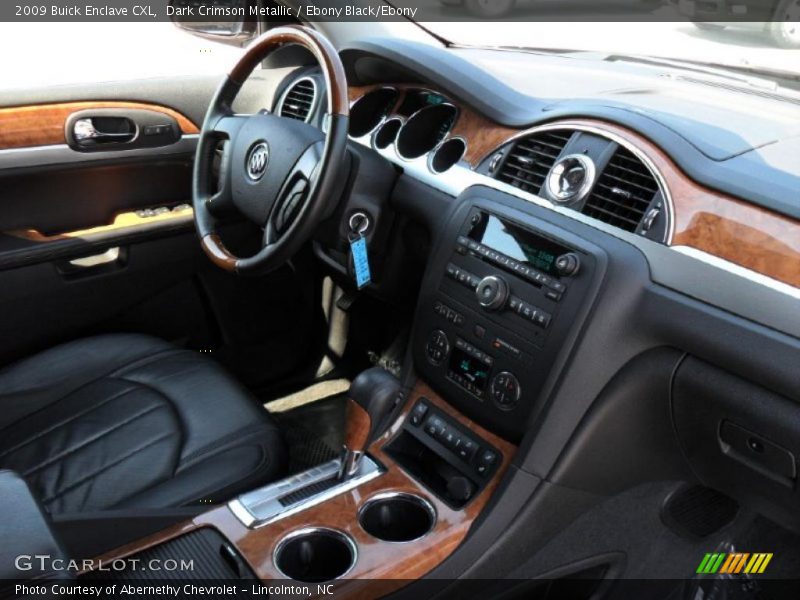 Dark Crimson Metallic / Ebony Black/Ebony 2009 Buick Enclave CXL