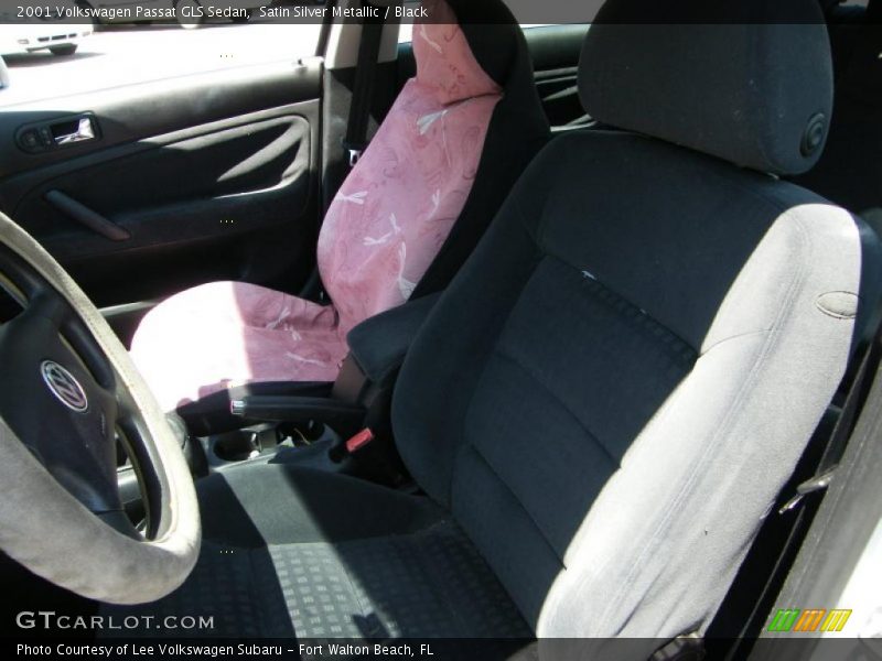 Satin Silver Metallic / Black 2001 Volkswagen Passat GLS Sedan