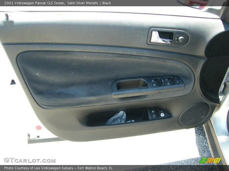 Satin Silver Metallic / Black 2001 Volkswagen Passat GLS Sedan