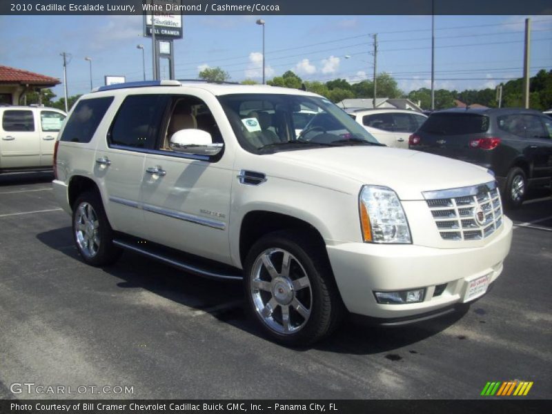 White Diamond / Cashmere/Cocoa 2010 Cadillac Escalade Luxury