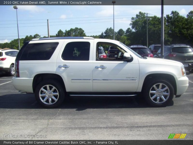 Summit White / Cocoa/Light Cashmere 2010 GMC Yukon Denali AWD