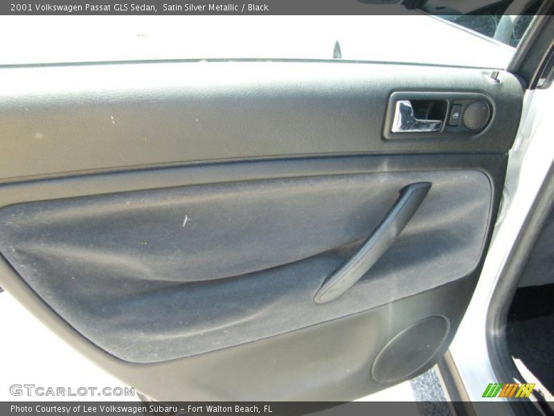Satin Silver Metallic / Black 2001 Volkswagen Passat GLS Sedan