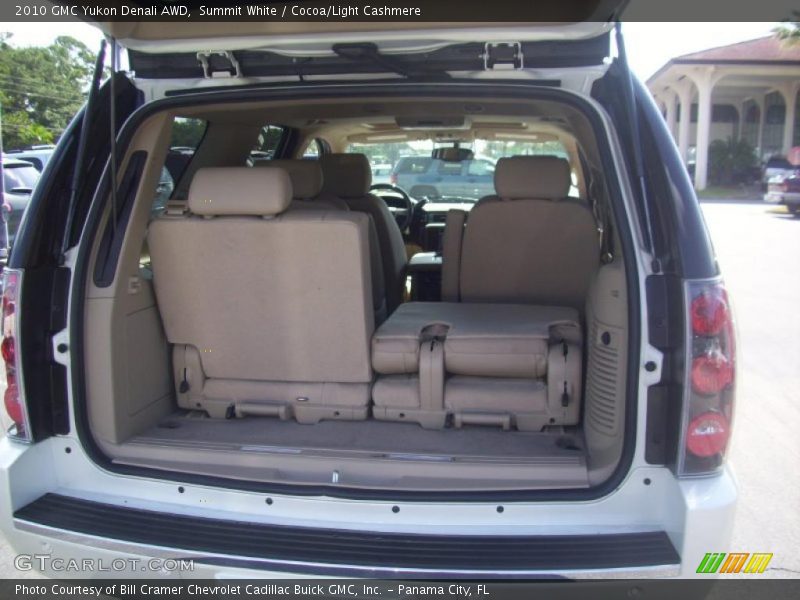 Summit White / Cocoa/Light Cashmere 2010 GMC Yukon Denali AWD