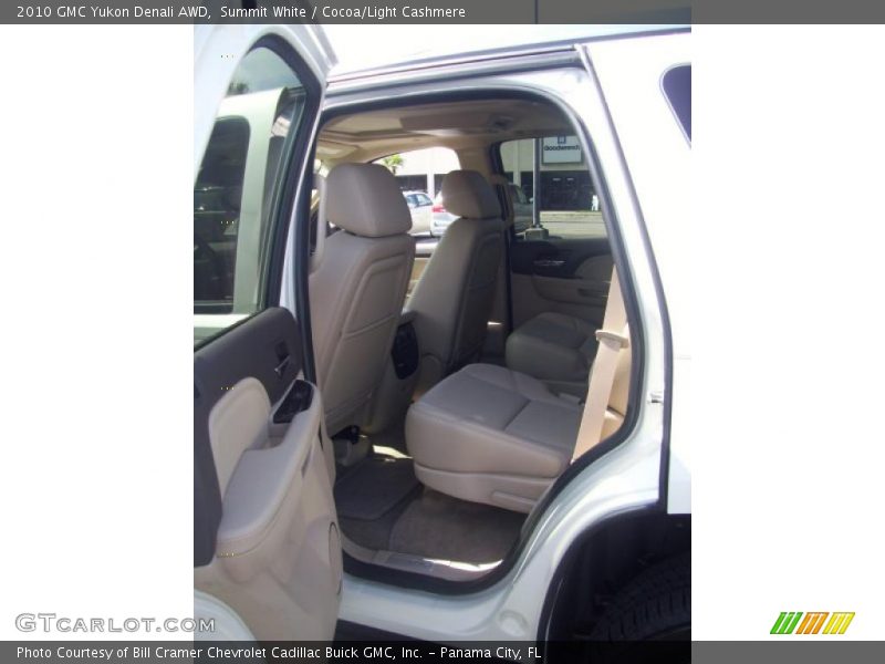 Summit White / Cocoa/Light Cashmere 2010 GMC Yukon Denali AWD