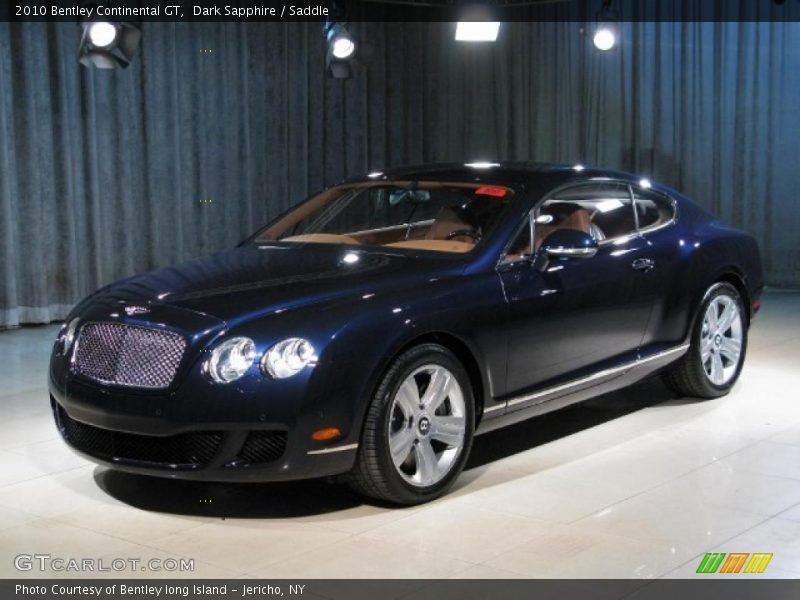 Dark Sapphire / Saddle 2010 Bentley Continental GT
