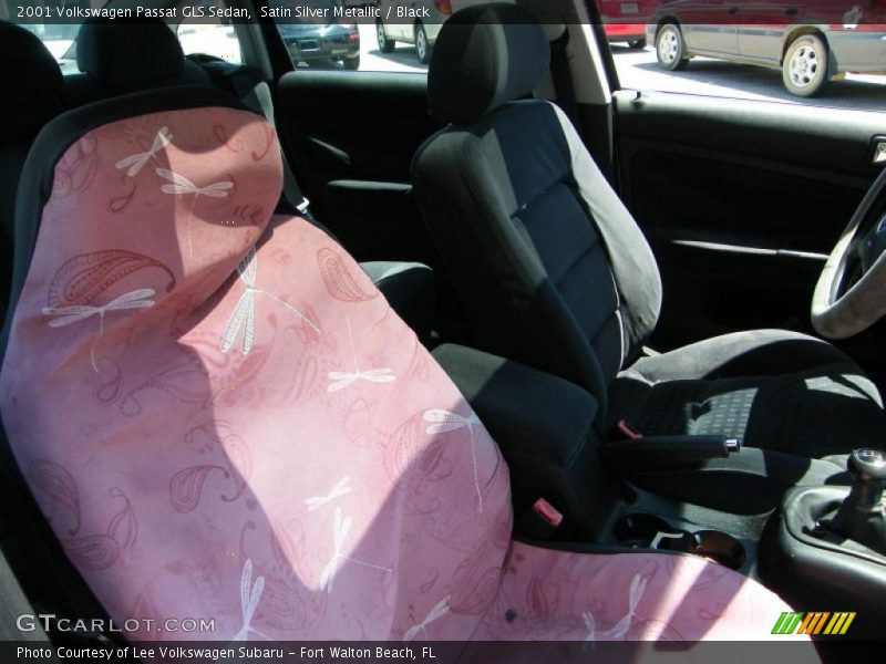 Satin Silver Metallic / Black 2001 Volkswagen Passat GLS Sedan