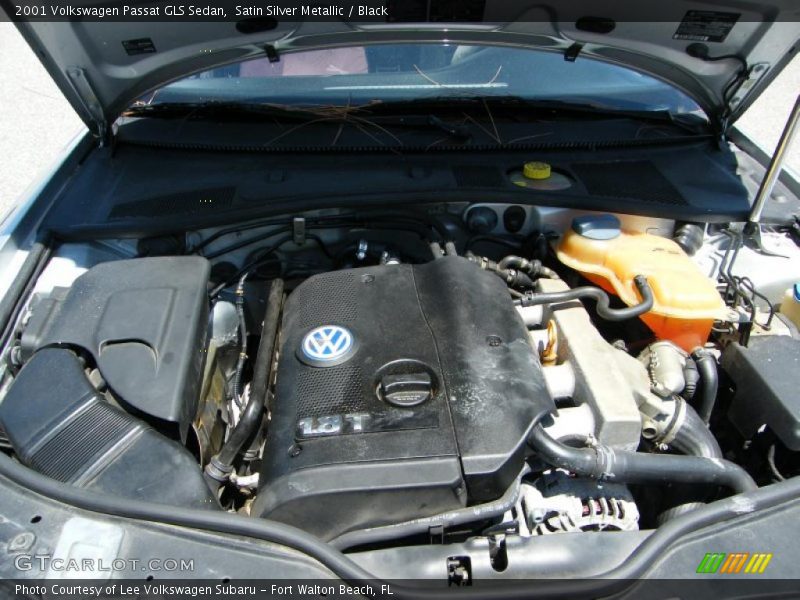 Satin Silver Metallic / Black 2001 Volkswagen Passat GLS Sedan