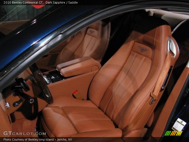 Dark Sapphire / Saddle 2010 Bentley Continental GT