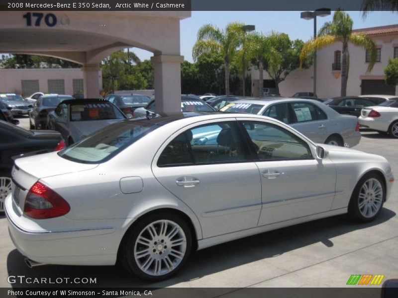 Arctic White / Cashmere 2008 Mercedes-Benz E 350 Sedan
