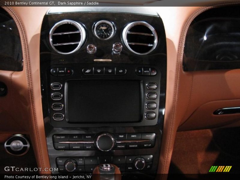 Dark Sapphire / Saddle 2010 Bentley Continental GT