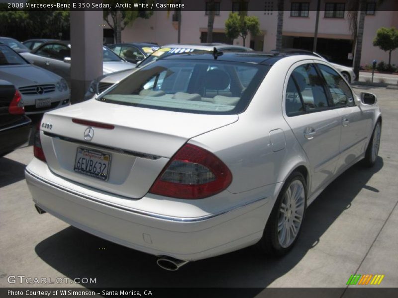 Arctic White / Cashmere 2008 Mercedes-Benz E 350 Sedan