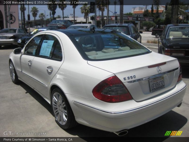 Arctic White / Cashmere 2008 Mercedes-Benz E 350 Sedan