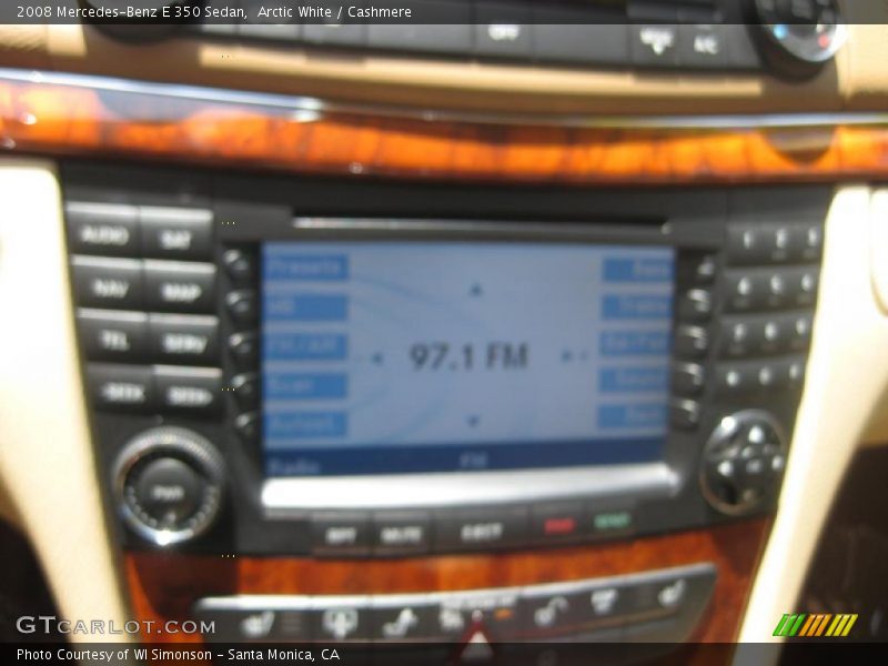 Arctic White / Cashmere 2008 Mercedes-Benz E 350 Sedan