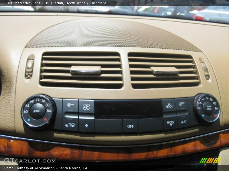 Arctic White / Cashmere 2008 Mercedes-Benz E 350 Sedan