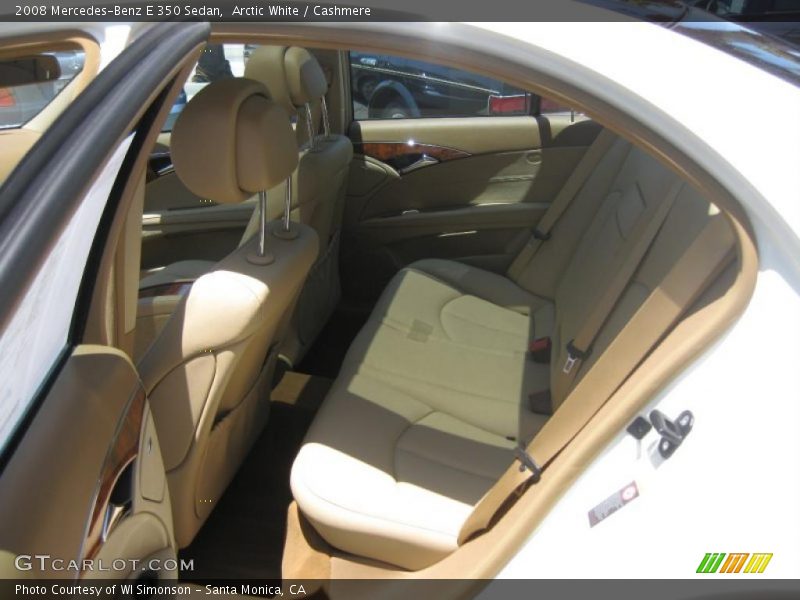 Arctic White / Cashmere 2008 Mercedes-Benz E 350 Sedan