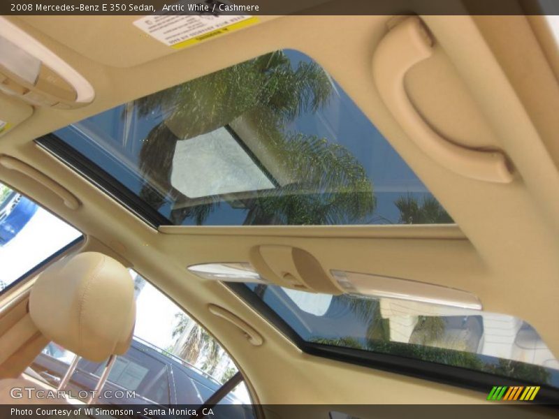 Arctic White / Cashmere 2008 Mercedes-Benz E 350 Sedan
