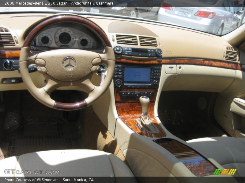 Arctic White / Cashmere 2008 Mercedes-Benz E 350 Sedan