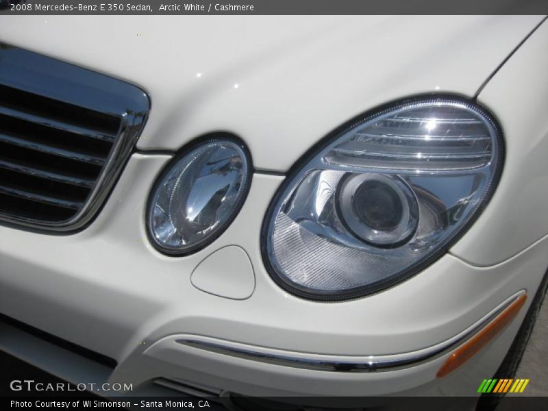 Arctic White / Cashmere 2008 Mercedes-Benz E 350 Sedan