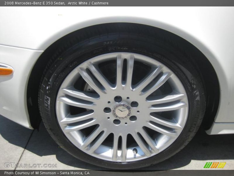 Arctic White / Cashmere 2008 Mercedes-Benz E 350 Sedan