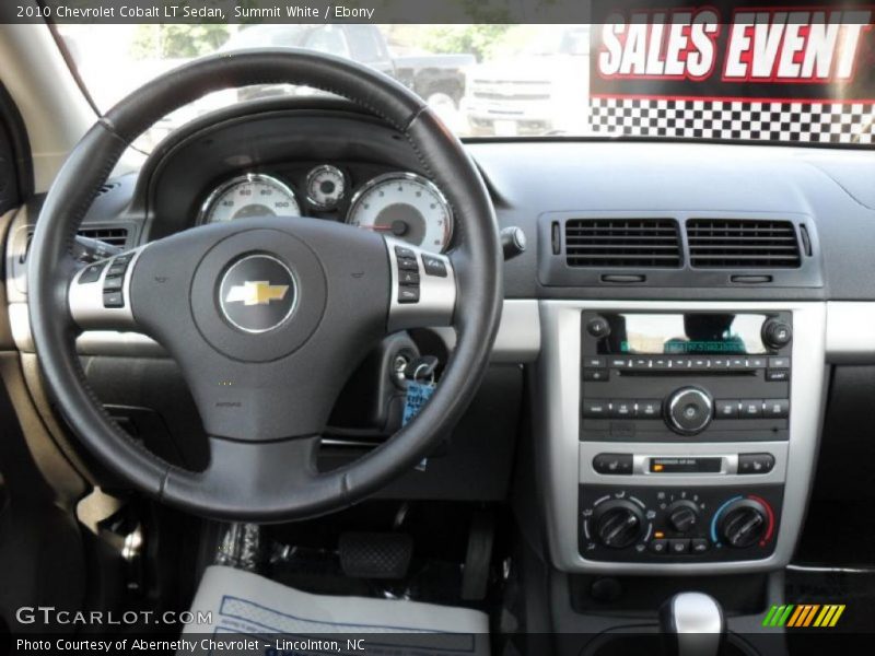 Summit White / Ebony 2010 Chevrolet Cobalt LT Sedan