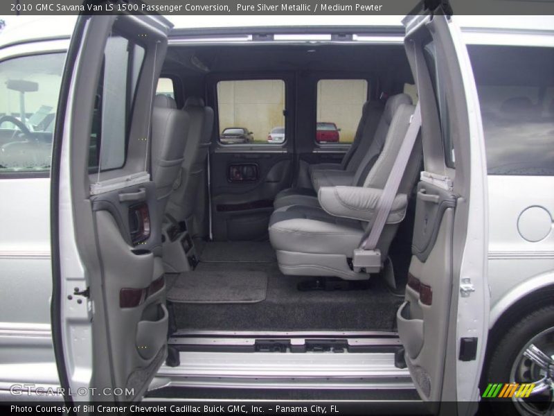 Pure Silver Metallic / Medium Pewter 2010 GMC Savana Van LS 1500 Passenger Conversion