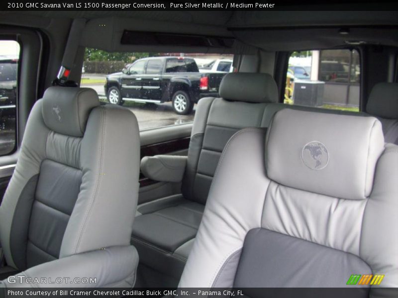Pure Silver Metallic / Medium Pewter 2010 GMC Savana Van LS 1500 Passenger Conversion